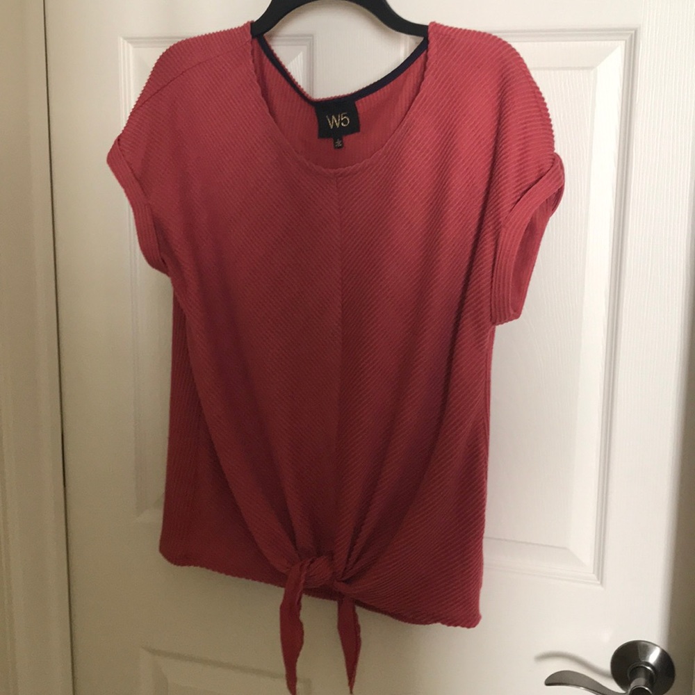 Tie front top